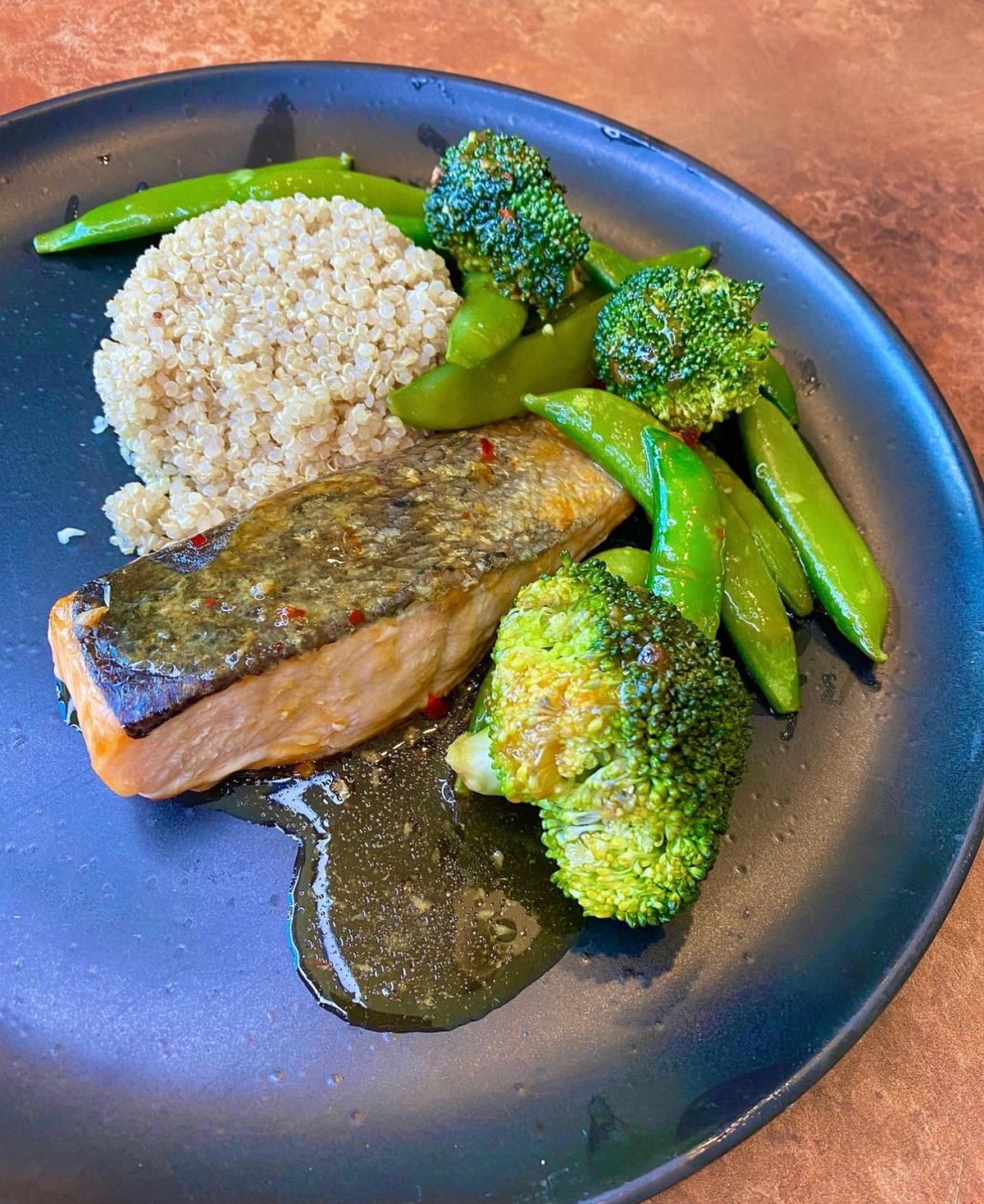 Opt4: Sweet Chilli Bowl* with Quinoa & Broccoli. 107 calories: 20GC/1GF/5GP
